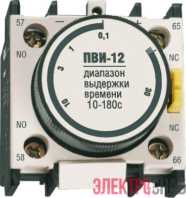 Приставка ПВИ 12 10-180сек 1НО+1НЗ IEK KPV10-11-2