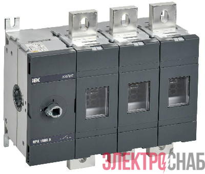 Выключатель-разъединитель ВРК 3п 1600А без рукоятки KARAT IEK KA-VR10-3-1600