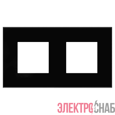 Рамка 2-м 4мод. Avanti "Черный квадрат" DKC 4402904