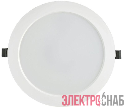 Светильник светодиодный ДВО 1615 24Вт 6500К IP20 встраив. круг бел. IEK LDVO0-1615-24-6500-K01