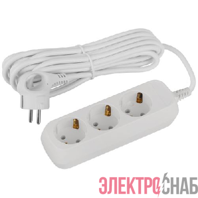 Удлинитель 3х5м с заземл. ПВС 3х0.75 UDL-10-350-E Greenline Эра Б0065068