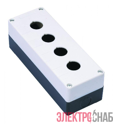 Пост кнопочный 4-м КП-101 d22мм с кабел. вводом для устройств сигнализации и управления пластик. бел. DEKraft 25504DEK