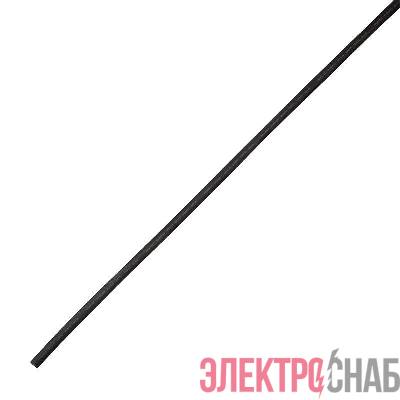 Трубка термоусадочная двустенная клеевая 12/3 (4:1) 1м черн. Rexant 23-1206