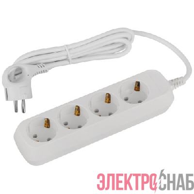 Удлинитель 4х1.5м с заземл. ПВС 3х1 UDL-16-415-E Greenline Эра Б0065081