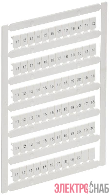 Маркер для CTS/CP 4кв.мм "11-20" ARMAFIX IEK AF-CT10D-M-004-02