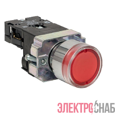 Кнопка BA42 с подсветкой 230В красн. NC PROxima EKF xb2-bw42-230