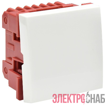 Выключатель 1-кл. 2мод. СП 10А IP20 ВКО-21-00-П бел. PRIMER IEK CKK-40D-VO2-K01