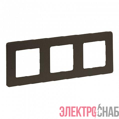 Рамка 3-м Inspiria бронз. IEK 673959