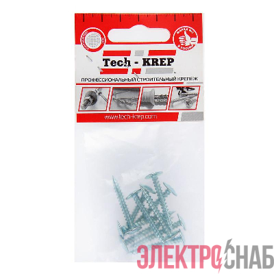Саморез для тонкого метал. листа 4.2х32 (уп.10шт) пакет Tech-Krep 102391