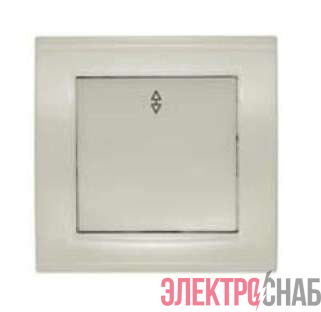 Переключатель проходной 1-кл. СП Бриллиант 10А IP20 сл. кость UNIVersal 7948592