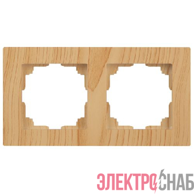 Рамка 2-м СП Accent 6-502-11 сосна Intro Б0063729
