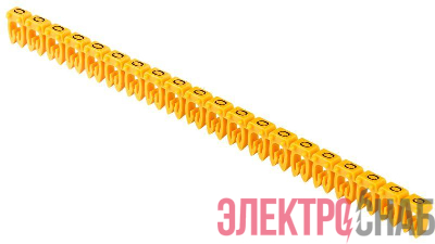 Маркер открытого типа KE 1.5-2.5кв.мм символ "O" (уп.200шт) IEK UMK-KE2-O