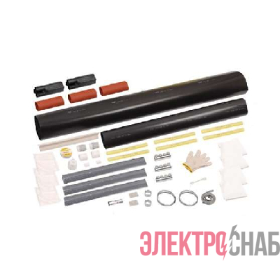 Комплект муфты соединительной Стт(тп)-10 3х70/120 с гильзами; ППД; бумаж. изол. IEK UZM-BIS10-VN3-70120SZ