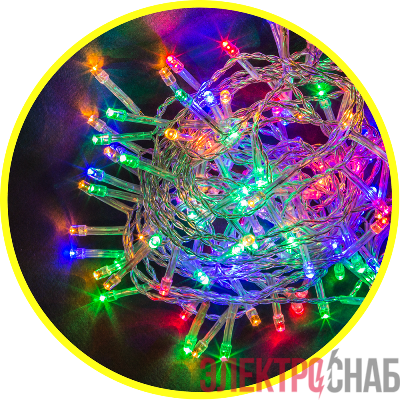 Гирлянда светодиодная "Нить" 93 640 NGF-D020-01 11.5м 100LED RGBY IP20 TR Navigator 93640