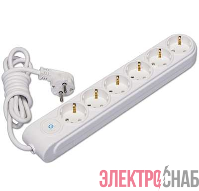 Удлинитель 6х5м с заземл. 16А IP20 с выкл. защ. шторки Makel N6310063