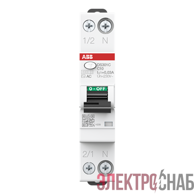 DS301C C10 AC30 Автоматический выключатель дифференциального тока ABB 2CSR255063R1104