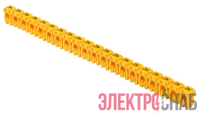 Маркер открытого типа KE 0.75-1.5кв.мм символ "V" (уп.200шт) IEK UMK-KE1-V