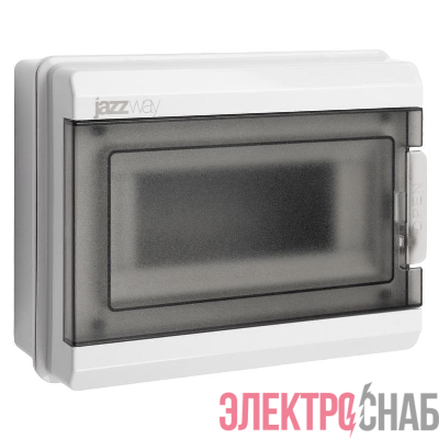 Бокс модульный накладной PDB/W 3008 GR (ЩРН-ПГ- 8) IP65 пластик. Pro JazzWay 5071988