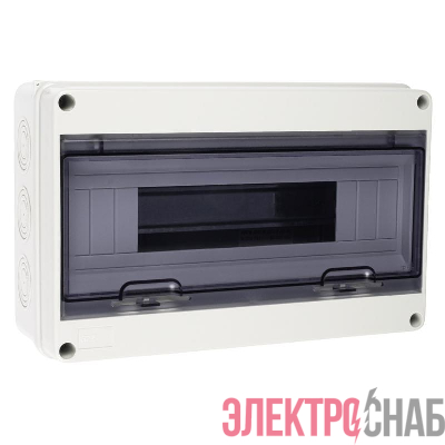 Бокс модульный накладной PDB/W 4015 GR (ЩРН-ПГ-15) IP65 пластик. Pro JazzWay 5072107