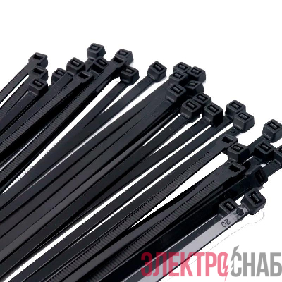 Хомут кабельный (стяжка) PCT 3.6х200-100BL PA6.6 (уп.100шт) JazzWay 5054486