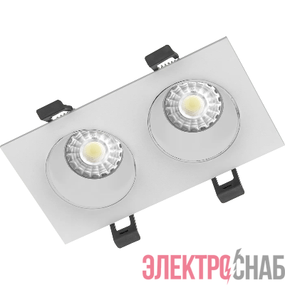 Рамка двойная ADJUSTABLE UGR/R бел./бел. СТ 2902000120