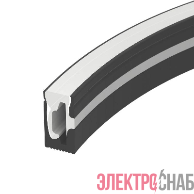 Профиль силиконовый WPH-FLEX-0612-SIDE-S8-5m BLACK силикон (уп.5м) Arlight 045782