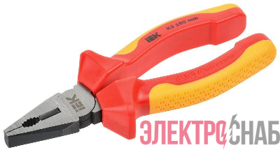 Пассатижи диэлектрические 160мм K3 ARMA2L 3 IEK A2L3-PL20-K3-160