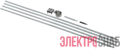 Комплект заземления 6/20 б/м оцинк. сталь HDZ IEK ZKZ11-14-020-06