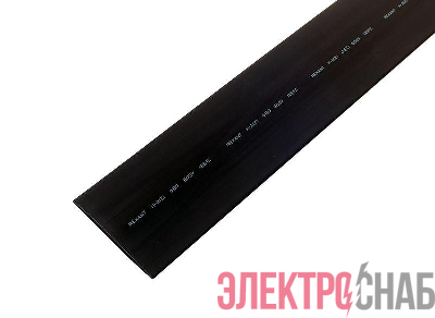 Трубка термоусадочная 80.0/40.0 1м черн. Rexant 25-0080