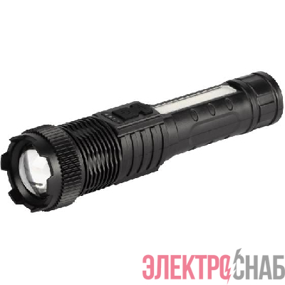 Фонарь светодиодный UA-402 универсальный аккумуляторный 5Вт LED+5Вт COB Zoom 6 режимов маячок клипса USB type-C Эра Б0069804