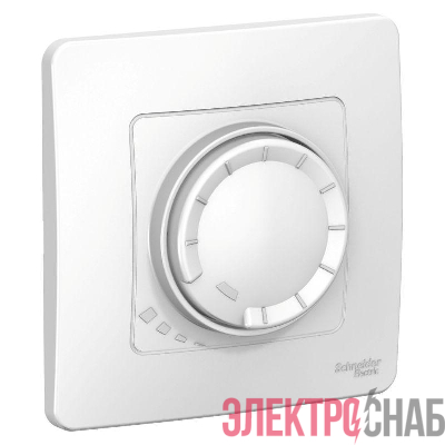 Светорегулятор поворотно-нажимной универсальный СП Blanca 400Вт бел. SE BLNSS040011