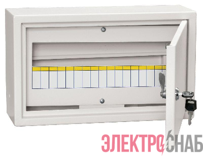Корпус ЩРн-18 TITAN 3 265х440х120мм IP31 метал. бел. IEK MKM13-N-18-31-Z