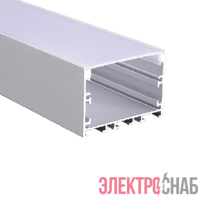 Профиль накладной PAL 5035 L2000 в комплекте: 2 глухих заглушки; рассеив. матов.; 4 клипсы крепежных JazzWay 5049956