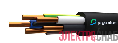 Кабель ВВГнг(А)-LS 5х4 ОК (N PE) 0.66кВ (бухта) (м) РЭК-PRYSMIAN 1505060101
