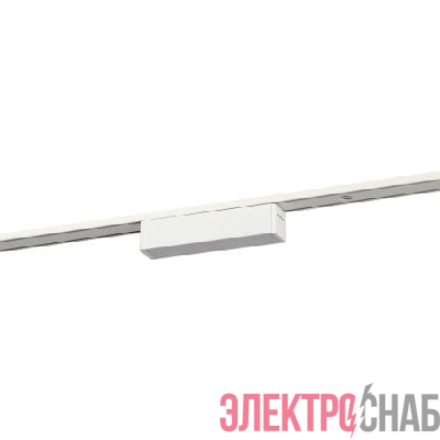 Светильник светодиодный трековый TRM-S5-1-6W4K-WH 6Вт 4000К с заливающим светом для тонкого магнитного шинопровода бел. Эра Б0059041