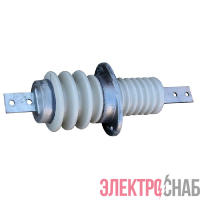 Изолятор проходной ИПУ-10/630-7.5 УХЛ1 (овал. фланец) Электрофарфор ЦБ-00009166