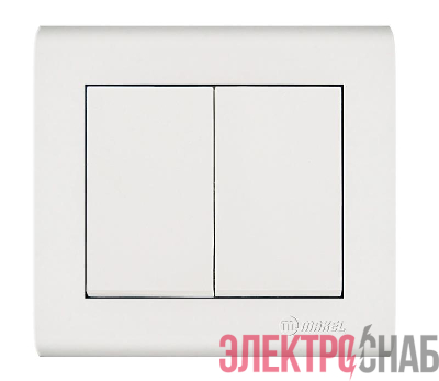Выключатель 2-кл. Manolya бел. Makel 41001003