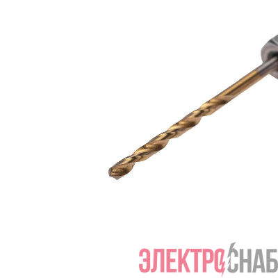 Сверло по металлу 2мм Р6М5 ТИТАН шестигранный хвостовик DIN 338 (уп.1шт) Kranz KR-91-5500