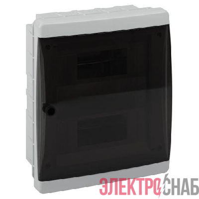 Корпус встраиваемый COMFORT ЩРВ-П-24 IP40 пластик. прозр. крышка бел. Эра Б0067230