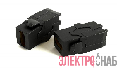 Вставка KJ1-HDMI-AV18-BK формата Keystone Jack с прох. адапт. HDMI (Type A) 90 градусов ROHS черн. Hyperline 251213