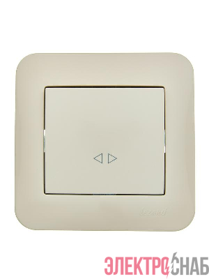 Выключатель промежуточный 1-кл.СП ASTI 10А IP20 в сборе крем. LEZARD 7081-0303-107