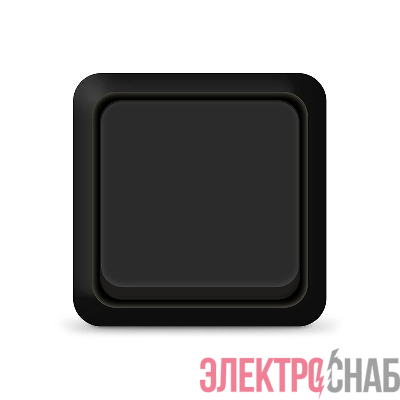 Выключатель 1-кл. ОП Олимп 10А IP20 черн. Universal 2209