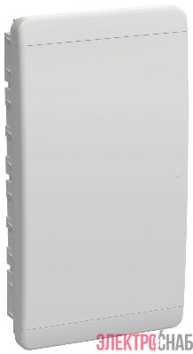 Корпус ЩРВ-П-36 TEKFOR IP41 бел. дверь пластик. IEK TF5-KP13-V-36-41-K01-K01