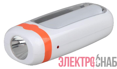 Фонарь KA10S 2в1 10SMD+1W аккум. 4В900мА.ч ЗУ 220В карт. уп. (10/40/1200) ЭРА Б0025642