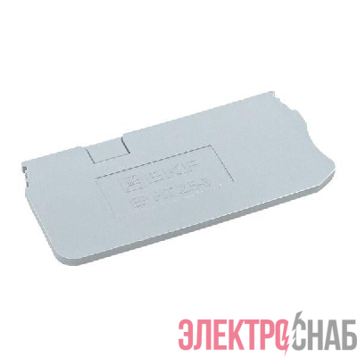 Заглушка для 2.5 Push-in 3 вывода сер. EKF EP-PIT-2.5-3