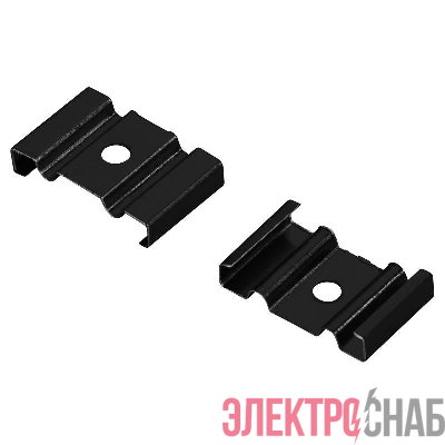 Держатель ARH-BENT-W18 BLACK металл (уп.2шт) Arlight 041081