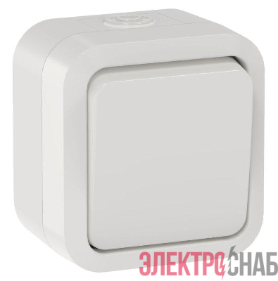 Переключатель 1-кл. ОП TORS 10А IP55 TS301 бел. IEK TS-V10-0-10-55-K01