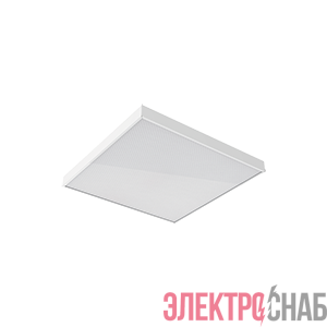 Светильник светодиодный Basic 30Вт 4000К 595х595х50 офисный встраив./накладной рассеив. призма VARTON B1-A0-00070-01G03-2003540
