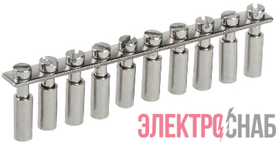 Перемычка центральная для КВИ-2.5кв.мм 10PIN IEK YZN30Q-002-10P