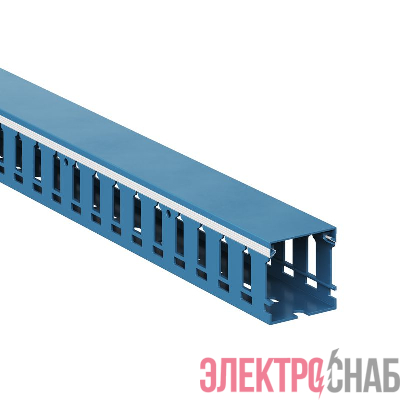 Кабель-канал перфорированный 40х40 L2000 RL12 син. DKC 00283RL